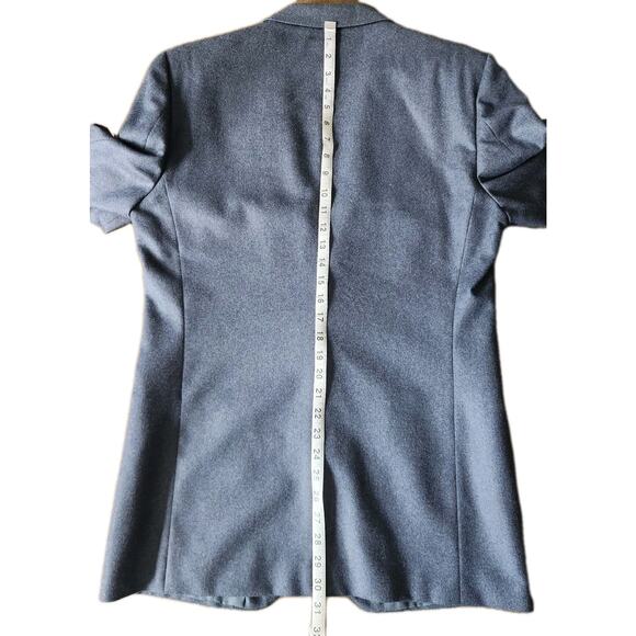 Yves Saint Laurent YSL Designer Navy Wool Blazer Sport Coat Men's Size 40R - Picture 9 of 10